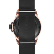 Vento Black Rose Gold Leather