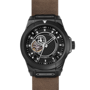 Vento Black Nato Leather