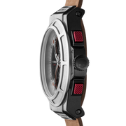 Otto Chrono Silver Black Nato