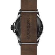 Vento Silver Black Leather